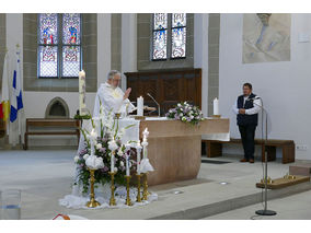 Dankgottesdienst der Kommunionkinder (Foto: Karl-Franz Thiede)